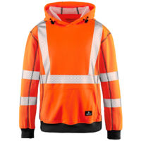 4PROTECT® Warnschutz Hoodie Portland Leuchtorange 4XL