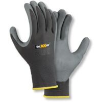 teXXor® Polyester-Handschuhe NITRIL BESCHICHTET, Grau/Grau