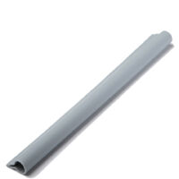 TAMS® 10 Stück Klemmschienen für Sichtschutzstreifen 19 cm Hellgrau