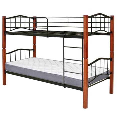 Litera Doble Cama 90cm Madera y Metal