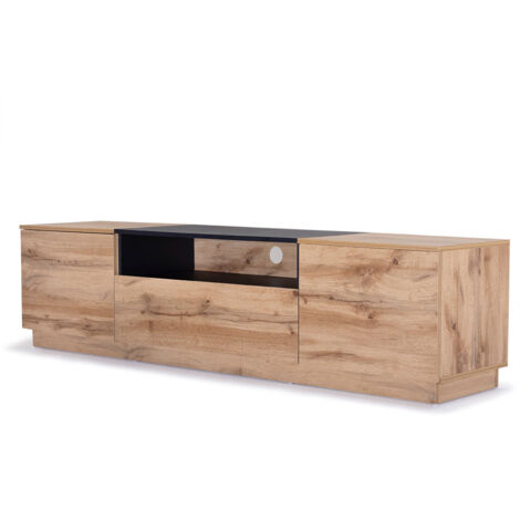 Mueble TV Industrial 2 Puertas y 1 Cajon 180cm