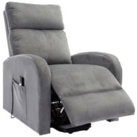 Sillon Reclinable Electronico Irene 1 Plaza Gris
