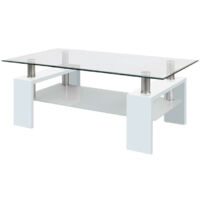 Mesa de Centro de Cristal Templado Missouri