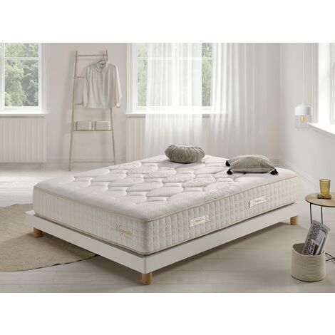 Simpur – Matelas ressorts ensachés 90x200 – Épaisseur 30 cm – Viscoélastique haute densité – Indépendance de couchage – Hypoallergénique