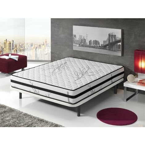 Matelas 150x200 Anti-Stress SIMPUR RELAX Hauteur +/- 19 cm Mousse spéciale haute densité “PRO NATURE H.R” (1/5)