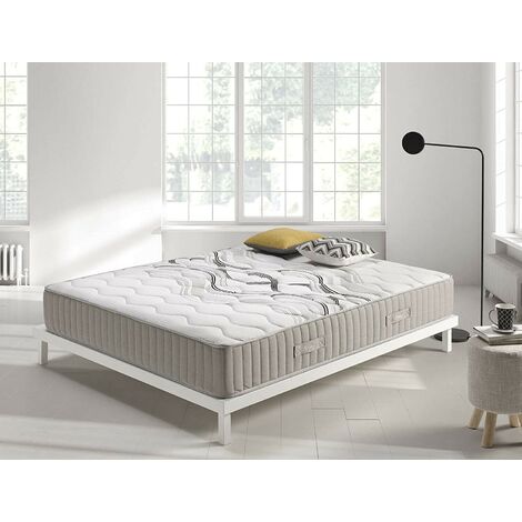 SIMPUR RELAX   matelas 150x190 visco spring - ressorts ensachés et mousse hr haute densité - epaisseur 26 cm - 11 zones de confort - système multicouche