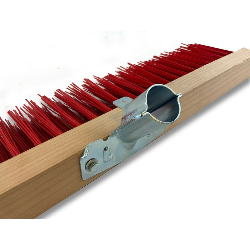 Synx Tools Hard Broom Rouge - Balai de jardin -Nylon - 30 cm - Balai de rue  - Balais 