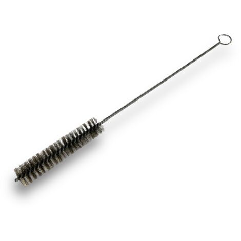 Goupillon ACIER multifonction Diamètre 25 mm Garnissage 120 mm Manche Torsadé 420 mm - Quantité x 1 - Ø 25 mm - ACIER (1/5)