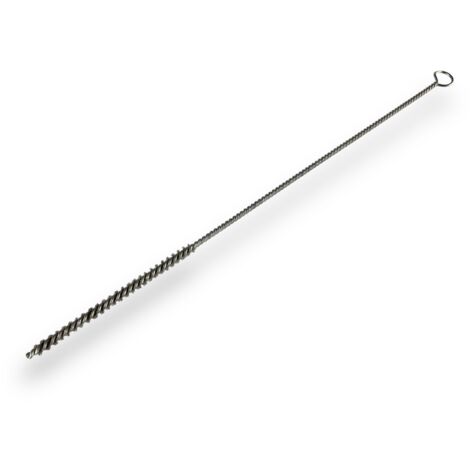 Lot de 3 goupillons ACIER multifonction  Ø 5 mm  Garnissage 100 mm  Longueur 300 mm  Ramonage brossage curetage nettoyage  Conduits tubes tuyaux  Kibros 13005300Ax3