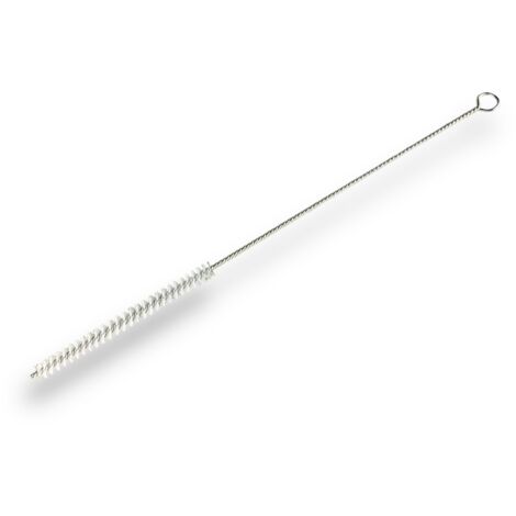 Lot de 6 goupillons NYLON multifonction Ø 8 mm Garnissage 100 mm Ramonage brossage curetage nettoyage Conduits tubes tuyaux Longueur 300 mm Kibros 13008300Nx6