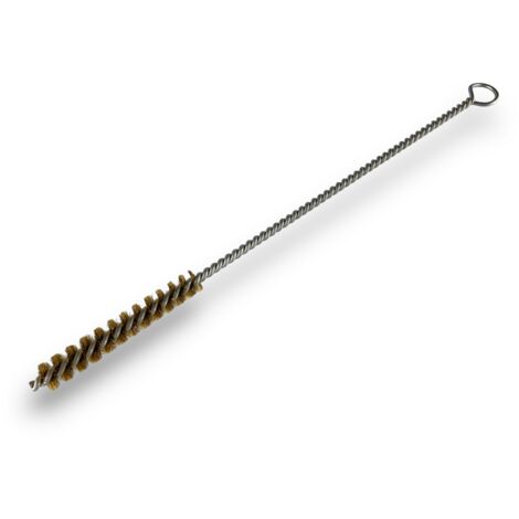 Lot de 3 goupillons LAITON multifonction  Ø 12 mm  Garnissage 100 mm  Longueur 300 mm  Ramonage brossage curetage nettoyage  Conduits tubes tuyaux  Kibros 13012300Lx3