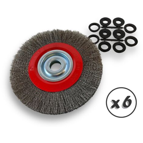 Brosse Circulaire Sur Tige Fil Acier Laitonné Ondulé ° 38 Mm Pour P Scid 3493420057193 Scid