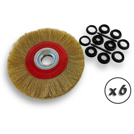 Brosse Laiton Fil 0.10 Mm Pour Travaux Horloger Sur 4 Rangs Longueur 220 Mm - Foto 5
