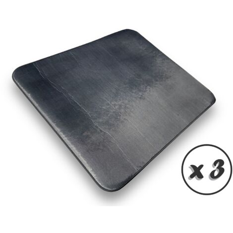 Tapis BBQ  Lot de 3  Protège terrasse, jardin et balcon, ne fond pas, se nettoie facilement  Compatible pour tout barbecue  Dimensions 100x120 cm  Utilisation extérieur  Kibros TAPBBQx3