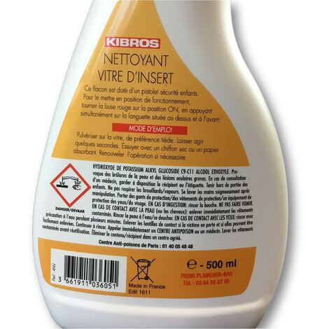 NETTOYANT VITRE INSERT PULVERISATEUR 1L