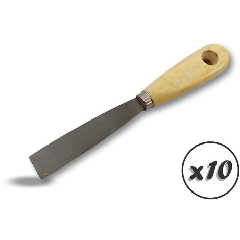 Couteau à enduire en acier poli Spatule grattoir - Quantité x 1 - Largeur  20 mm