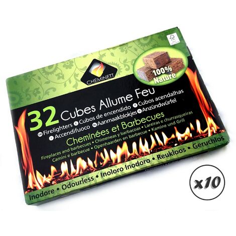 288x cubes allume-feu allume-feu allume-charbon allume-cube allume-grill  allume-feu pour cheminée
