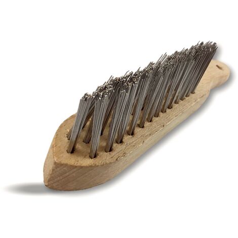 Brosse fil laiton ondulé 25 x 5 cm