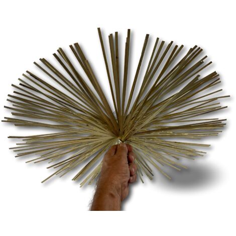 Hérisson acier rond Embout acier fileté Ramonage conduits non gainés - Ø 500 mm - Hérisson acier