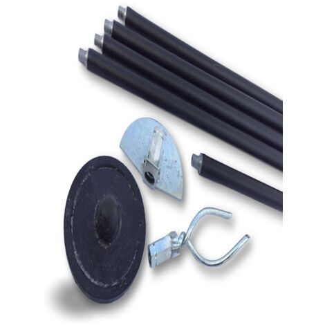 Kit combo cannes curage canalisations Ø 45 à 100 mm 2 jeux cannes Kiblok 5 accessoires - Quantité x 3 - Combo noir + vert
