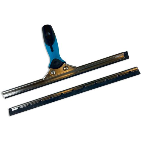 Raclette lave-vitre en inox Moerman  Qualité hyper-pro - Quantité x 1 - Longueur 35 cm
