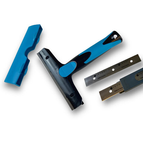 Grattoir professionnel pour vitre largeur 150 mm - Quantité x 1 - Grattoir avec 20 lames (1/5)