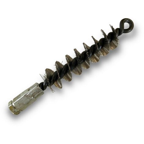 Brosse à tube PRO INOX Ø 25 mm Raccord M12175 femelle Ame en acier torsadé Nettoyage brossage tube et canalisation Kibros 41SCI25