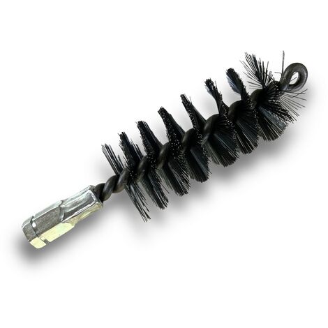 Brosse à tube PRO ACIER Ø 45 mm Raccord M12175 femelle Ame en acier torsadé Nettoyage brossage tube et canalisation Kibros 41SCA45 (1/5)
