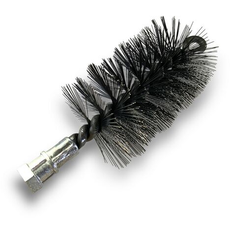 Brosse à tube PRO ACIER Ø 65 mm Raccord M12175 femelle Ame en acier torsadé Nettoyage brossage tube et canalisation Kibros 41SCA65
