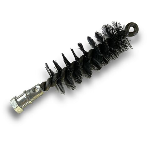 Brosse à tube PRO ACIER Ø 40 mm Raccord M12175 femelle Ame en acier torsadé Nettoyage brossage tube et canalisation Kibros 41SCA40 (1/5)