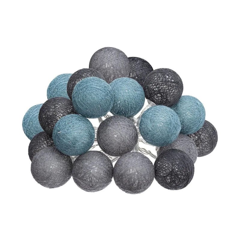 Guirlande Led 20 Boules "Winter" 435cm Multicolore