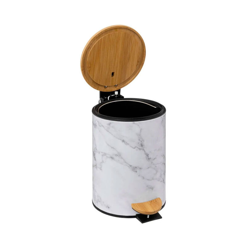 Poubelle à Pédale 3 Litres Aramis En Métal Imprimé - Design Moderne