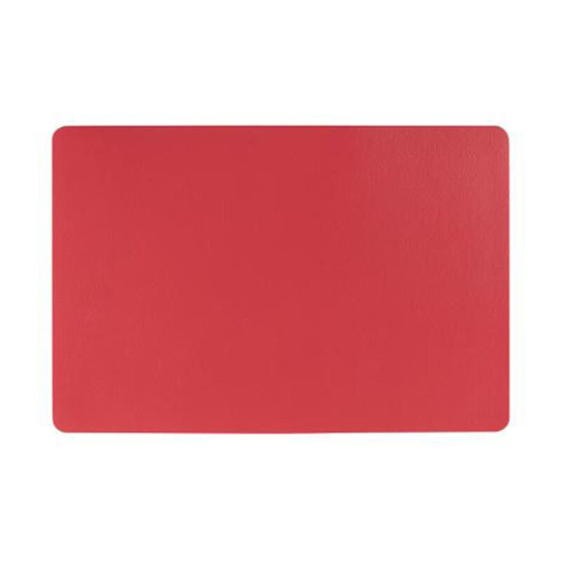 Set de Table en Jute "Frange" 30x45cm Rouge