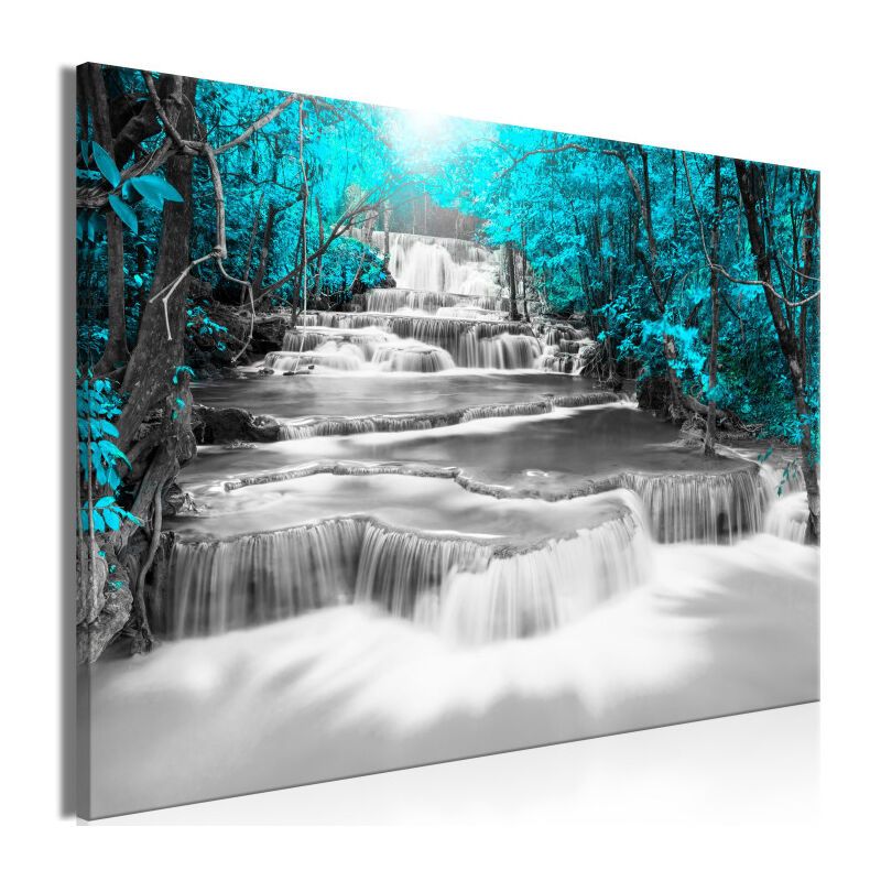 Tableau Décoratif Sur Toile 50x70cm - Parc Cascade Eau - ARTTOR
