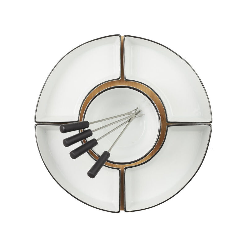 Coffret pour Fondue "La Bougie" 30cm Blanc 2