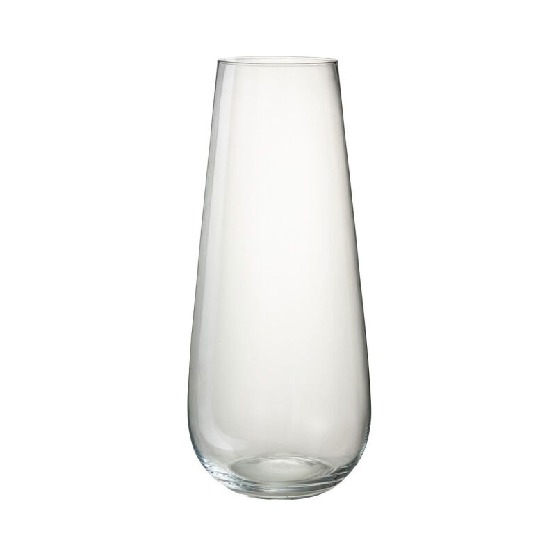 Vase bouteille en verre marron 15x15x40.5 cm