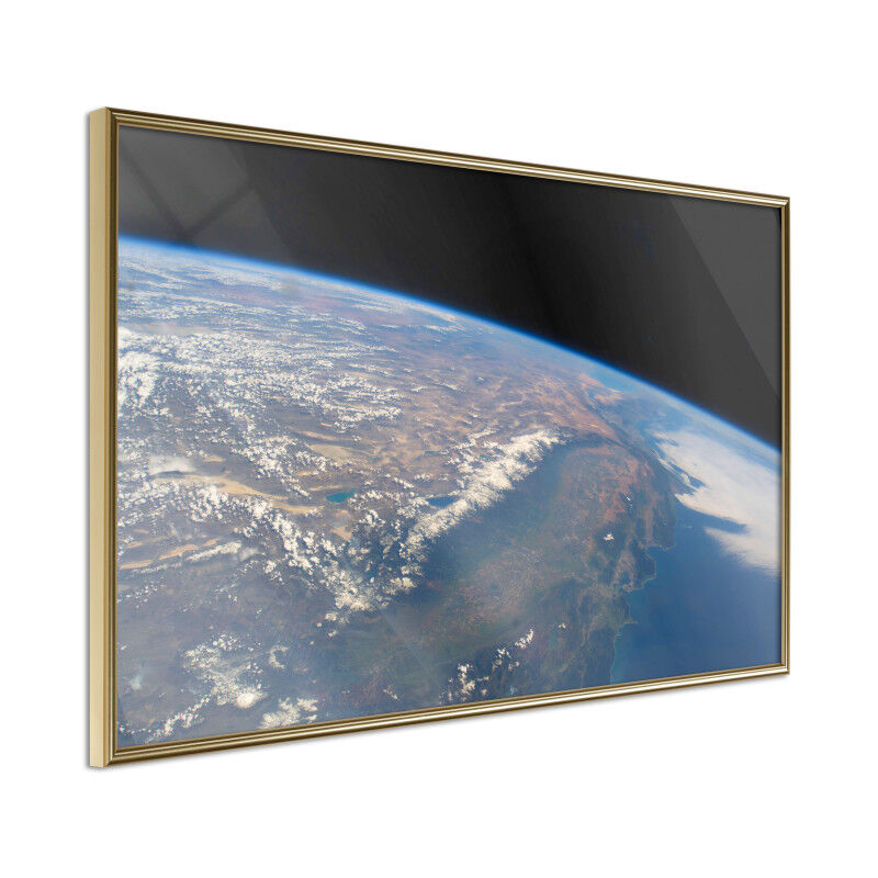 Affiche Encadrée NASA - Earth Oasis In Space - Qualité A + - Format 25x38 Cm