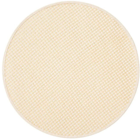 Set de Table Rond en Jute "Rivi" 38cm Blanc (1/3)