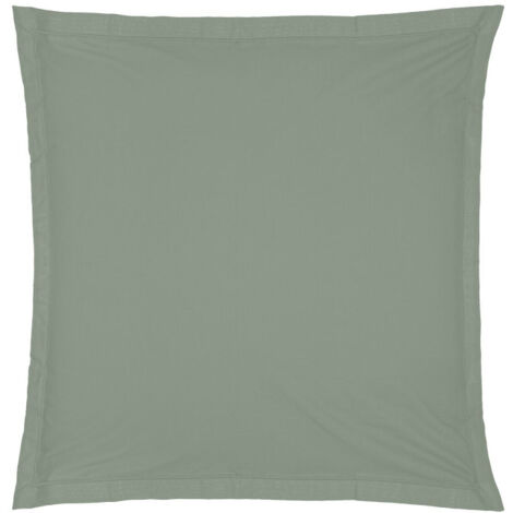 Taie d'Oreiller "Percale" 63x63cm Vert Tilleul (1/2)