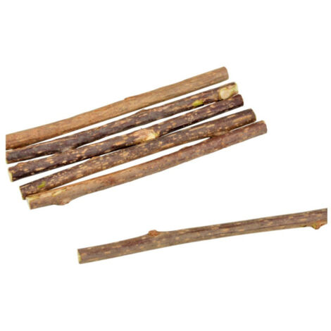 Lot de 6 Bâtonnets à Mâcher "Matatabi" 12cm Naturel (1/2)