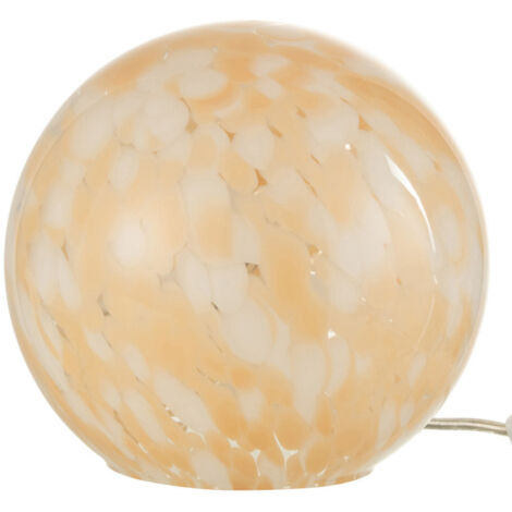 Lampe à Poser en Verre "Mélissa" 18cm Beige (1/5)