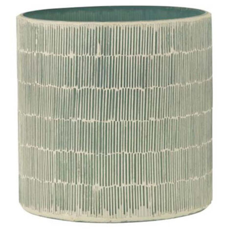 Photophore Déco en Verre "Mosaïque" 16cm Gris (1/3)
