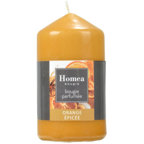 Bougie Pilier "Essentiel II" 11cm Orange Epicée (1/3)
