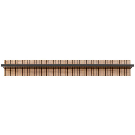 Étagère Design "Liam" 160cm Naturel & Noir (1/3)
