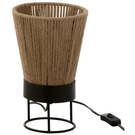 Lampe à Poser en Jute "Nina" 28cm Naturel (1/5)