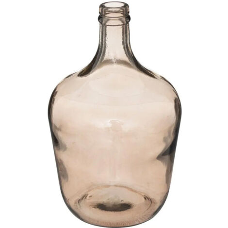 Vase Design en Verre "Candy" 30cm Gris Fumé