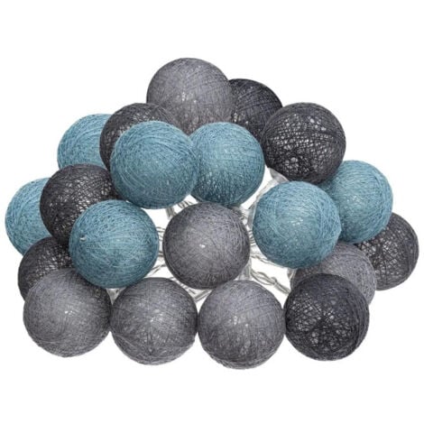 Guirlande Led 20 Boules "Winter" 435cm Multicolore