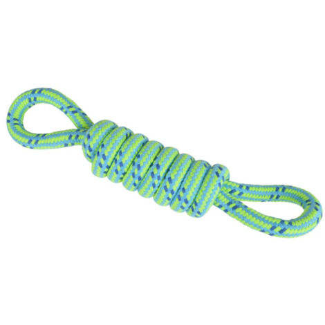 Jouet pour Chien "Corde Nœud 2 Poignées" 36cm Vert (1/2)