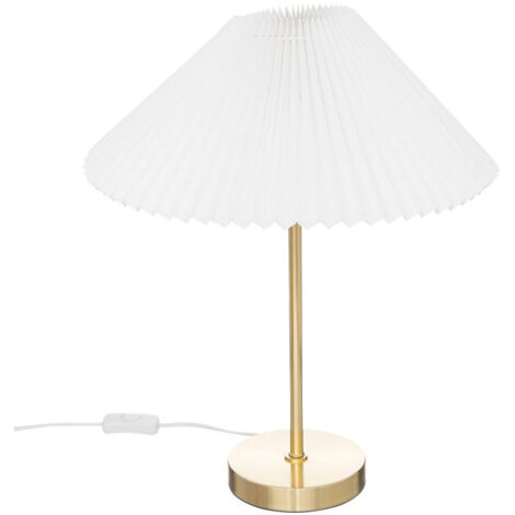 Lampe à Poser en Métal "Jiling" 47cm Blanc (1/5)