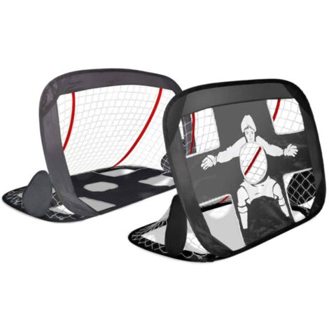 Cage de Foot Pliable 2 en 1 120cm Noir (1/4)